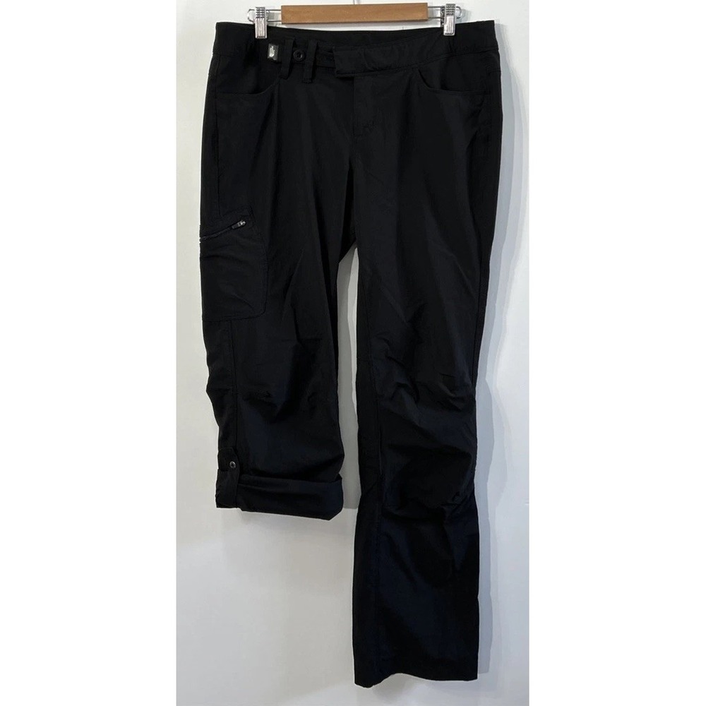 The North Face Belted Lightweight Convertible Hiking Pants Sz 12 Nylon Stretch